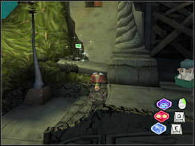 3. W okolicy Boyda, gdy ten otworzy już bramę. - Grounds (Thorney Towers) | Lokalizacje przedmiotów | Psychonauts - Psychonauts - poradnik do gry