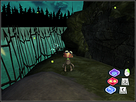 4. Szukaj tej karty za przejściem, które prowadzi do Glorii. - Grounds (Thorney Towers) | Lokalizacje przedmiotów | Psychonauts - Psychonauts - poradnik do gry