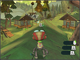 5. Na dachu jednego z domków. Dostaniesz się nań za pomocą trampoliny. - Kids Cabins | Lokalizacje przedmiotów | Psychonauts - Psychonauts - poradnik do gry