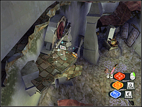 2. Nad jedną z półek na dziedzińcu, niedaleko Freda. - Lower Floors (Asylum) | Lokalizacje przedmiotów | Psychonauts - Psychonauts - poradnik do gry