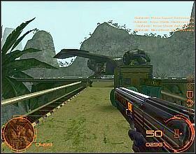 Wejdź na górę po ścieżce, gdzie przed chwilą wybiłeś kilku wrogów, i otwórz dużą bramę - Epizod VII | Chrome SpecForce - Chrome: SpecForce - poradnik do gry