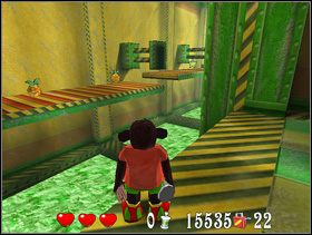 W ślepym korytarzu przy zakręcie jest żarówka i serca - Etap 6. Lotnisko | Solucja | Tytus, Romek i ATomek - Tytus, Romek i ATomek - poradnik do gry