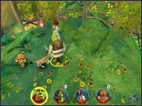5 - [Solucja] Etap 1 - Bagno Shreka cz.2 | Shrek 2 Team Action - Shrek 2: Team Action - poradnik do gry