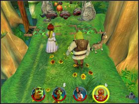 6 - [Solucja] Etap 1 - Bagno Shreka cz.2 | Shrek 2 Team Action - Shrek 2: Team Action - poradnik do gry