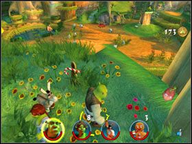 3 - [Solucja] Etap 1 - Bagno Shreka cz.3 | Shrek 2 Team Action - Shrek 2: Team Action - poradnik do gry