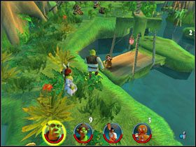 3 - [Solucja] Etap 1 - Bagno Shreka cz.4 | Shrek 2 Team Action - Shrek 2: Team Action - poradnik do gry