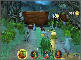 2 - [Solucja] Etap 2 - Straszny Las cz.2 | Shrek 2 Team Action - Shrek 2: Team Action - poradnik do gry