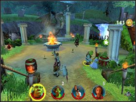 3 - [Solucja] Etap 2 - Straszny Las cz.2 | Shrek 2 Team Action - Shrek 2: Team Action - poradnik do gry
