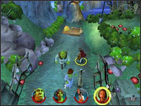 5 - [Solucja] Etap 2 - Straszny Las cz.2 | Shrek 2 Team Action - Shrek 2: Team Action - poradnik do gry