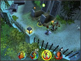 1 - [Solucja] Etap 2 - Straszny Las cz.4 | Shrek 2 Team Action - Shrek 2: Team Action - poradnik do gry