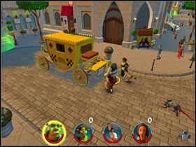4 - [Solucja] Etap 3 - Zasiedmiogród cz.1 | Shrek 2 Team Action - Shrek 2: Team Action - poradnik do gry