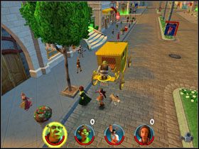 6 - [Solucja] Etap 3 - Zasiedmiogród cz.1 | Shrek 2 Team Action - Shrek 2: Team Action - poradnik do gry