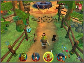 6 - [Solucja] Etap 6 - Farma Jacka i Jilla cz.1 | Shrek 2 Team Action - Shrek 2: Team Action - poradnik do gry