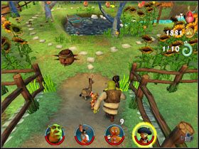 Szukamy igły w stogu siana, a przy okazji walczymy z całą masą szczurów i zbieramy monety - [Solucja] Etap 6 - Farma Jacka i Jilla cz.3 | Shrek 2 Team Action - Shrek 2: Team Action - poradnik do gry