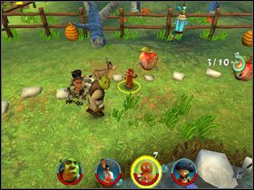 Idziemy w kierunku stad pszczół - [Solucja] Etap 6 - Farma Jacka i Jilla cz.3 | Shrek 2 Team Action - Shrek 2: Team Action - poradnik do gry