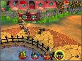 Walczymy z dyniami i dostajemy się na ostatni etap tej konkurencji - [Solucja] Etap 6 - Farma Jacka i Jilla cz.4 | Shrek 2 Team Action - Shrek 2: Team Action - poradnik do gry