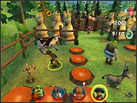 Walczymy z masą szczurów i bronimy kiełkującego ziarna na środku - [Solucja] Etap 6 - Farma Jacka i Jilla cz.4 | Shrek 2 Team Action - Shrek 2: Team Action - poradnik do gry