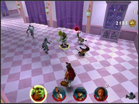 2 - [Solucja] Etap 7 - Wróżka Chrzestna cz.1 | Shrek 2 Team Action - Shrek 2: Team Action - poradnik do gry