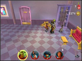 6 - [Solucja] Etap 7 - Wróżka Chrzestna cz.1 | Shrek 2 Team Action - Shrek 2: Team Action - poradnik do gry