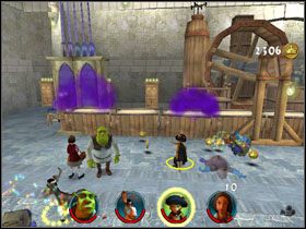 1 - [Solucja] Etap 7 - Wróżka Chrzestna cz.3 | Shrek 2 Team Action - Shrek 2: Team Action - poradnik do gry