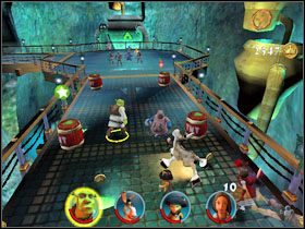 4 - [Solucja] Etap 7 - Wróżka Chrzestna cz.3 | Shrek 2 Team Action - Shrek 2: Team Action - poradnik do gry