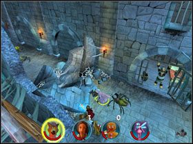 W okolicy znajdujemy dwóch więźniów [2/8] - [Solucja] Etap 8 - Ucieczka z więzienia cz.2 | Shrek 2 Team Action - Shrek 2: Team Action - poradnik do gry