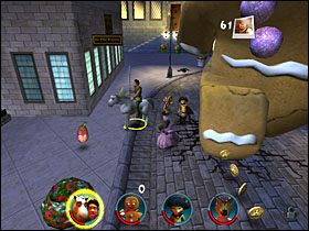 Kiedy jest po wszystkim, korzystamy z pomocy dużego Ciastka i schodzimy na dół - [Solucja] Etap 10 - Ciastko, Ciastko cz.2 | Shrek 2 Team Action - Shrek 2: Team Action - poradnik do gry