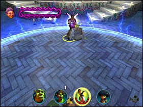 Kiedy Wróżka zleci na dół, atakujemy ją ze wszystkich sił - [Solucja] Ostateczny pojedynek | Shrek 2 Team Action - Shrek 2: Team Action - poradnik do gry