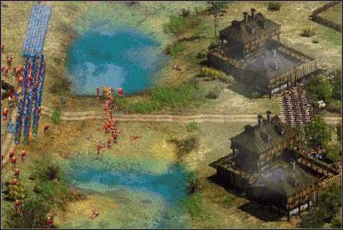 Zapora na drodze - Obrona bazy | Bitwy | Kozacy II Wojny Napoleońskie - Kozacy II: Wojny Napoleońskie - poradnik do gry