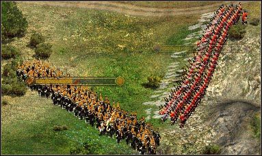 Powstały łuk ogranicza celność salwy wrogiego oddziału - Atak | Bitwy | Kozacy II Wojny Napoleońskie - Kozacy II: Wojny Napoleońskie - poradnik do gry