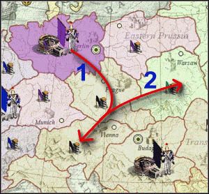 Prusy - Taktyka na mapie | Bitwa o Europę | Kozacy II Wojny Napoleońskie - Kozacy II: Wojny Napoleońskie - poradnik do gry
