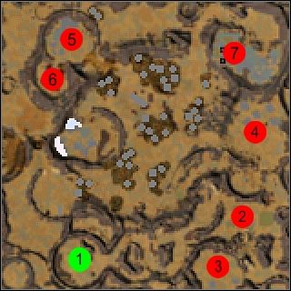 Trójka naszych bohaterów wraz z jednym pojazdem bojowym znajduje się na południowym zachodzie [1] - [LC 5] Marsport port kosmiczn | Earth 2160 - Earth 2160 - poradnik do gry