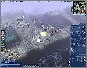 Odeprzyj szturm obcych, jak nastąpi po zniszczeniu wrogiej bazy, po czym wyrusz wszystkimi jednostkami na północny zachód [4] - [UCS 5] Ukryta gwiazda | Earth 2160 - Earth 2160 - poradnik do gry