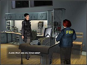 Klucze zapasowe ma pewnie też dozorca, właśnie myjący podłogę w naszym biurze - [Rozdział VII] Biuro FBI cz.1 | Still Life - Still Life - poradnik do gry