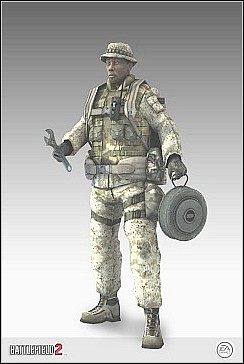 Wyposażenie - Enginner (mechanik) | Profesje | Battlefield 2 - Battlefield 2 - poradnik do gry