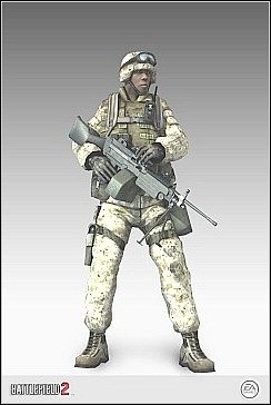 Wyposażenie - Support (wsparcie) | Profesje | Battlefield 2 - Battlefield 2 - poradnik do gry