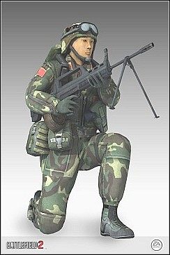 Wyposażenie - Support (wsparcie) | Profesje | Battlefield 2 - Battlefield 2 - poradnik do gry