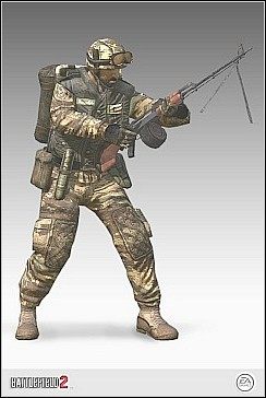 Wyposażenie - Support (wsparcie) | Profesje | Battlefield 2 - Battlefield 2 - poradnik do gry