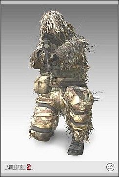 Wyposażenie - Sniper (snajper) | Profesje | Battlefield 2 - Battlefield 2 - poradnik do gry