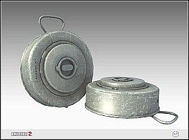 Celność:brak (wymagany bliski kontakt z przeciwnikiem) - Nóż, miny, C4, granaty | Bronie | Battlefield 2 - Battlefield 2 - poradnik do gry