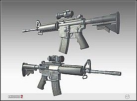 Nazwa - M4 - Bronie podstawowe - Spec Ops | Bronie | Battlefield 2 - Battlefield 2 - poradnik do gry