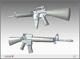 Nazwa - M16 - Bronie podstawowe - Medic | Bronie | Battlefield 2 - Battlefield 2 - poradnik do gry