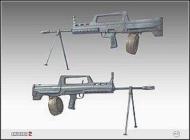 Nazwa - MG Type 95 - Bronie podstawowe - Support | Bronie | Battlefield 2 - Battlefield 2 - poradnik do gry
