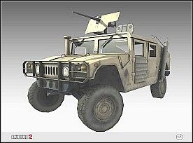Nazwa: HMMWV - Transport na lądzie | Pojazdy | Battlefield 2 - Battlefield 2 - poradnik do gry