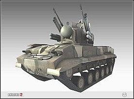Nazwa: Tunguska M1 - Pojazdy przeciwlotnicze | Pojazdy | Battlefield 2 - Battlefield 2 - poradnik do gry