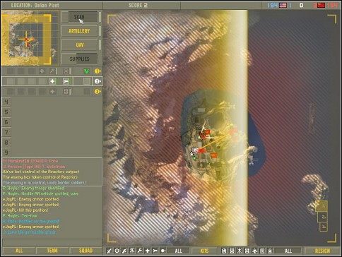 Teraz wystarczy na takiej kropce wcisnąć prawy przycisk myszy, a następnie użyć opcji Spotted - Commander | ABC Żołnierza | Battlefield 2 - Battlefield 2 - poradnik do gry