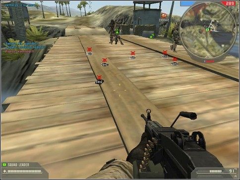 Naszym celem będzie mały, drewniany most na mapie Gulf of Oman - Wysadzanie obiektów | ABC Żołnierza | Battlefield 2 - Battlefield 2 - poradnik do gry