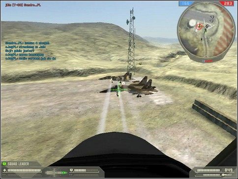 Niszczenie wrogich samolotów może nam zagwarantować przewagę w powietrzu. - Helikoptery | ABC Żołnierza | Battlefield 2 - Battlefield 2 - poradnik do gry