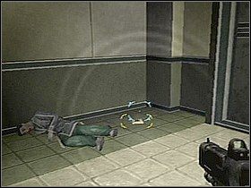 Etap rozpoczynamy zjeżdżając szklana windą - Etap 8 | Solucja | Area 51 - Area 51 - poradnik do gry