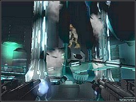 Teraz stań koło zaznaczonego przez grę generatora LS i zniszcz go - Etap 18 | Solucja | Area 51 - Area 51 - poradnik do gry